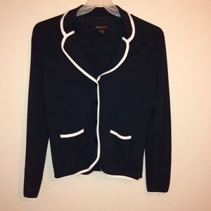 Grace Dane Lewis Dark Navy Blue Cardigan